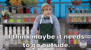 I think maybe it needs to go outside